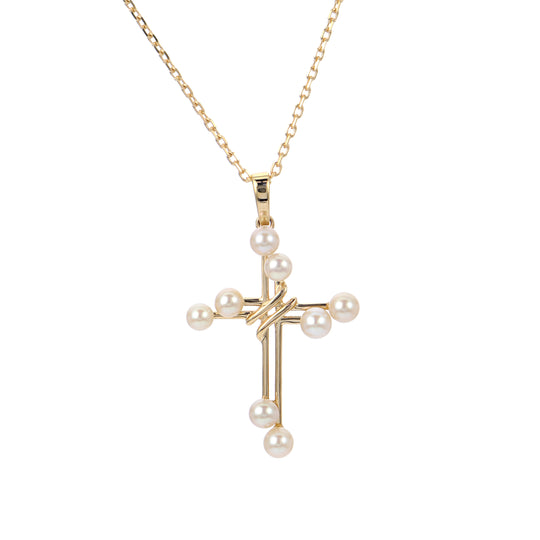 14KT Yellow Gold Freshwater Pearl Pendant