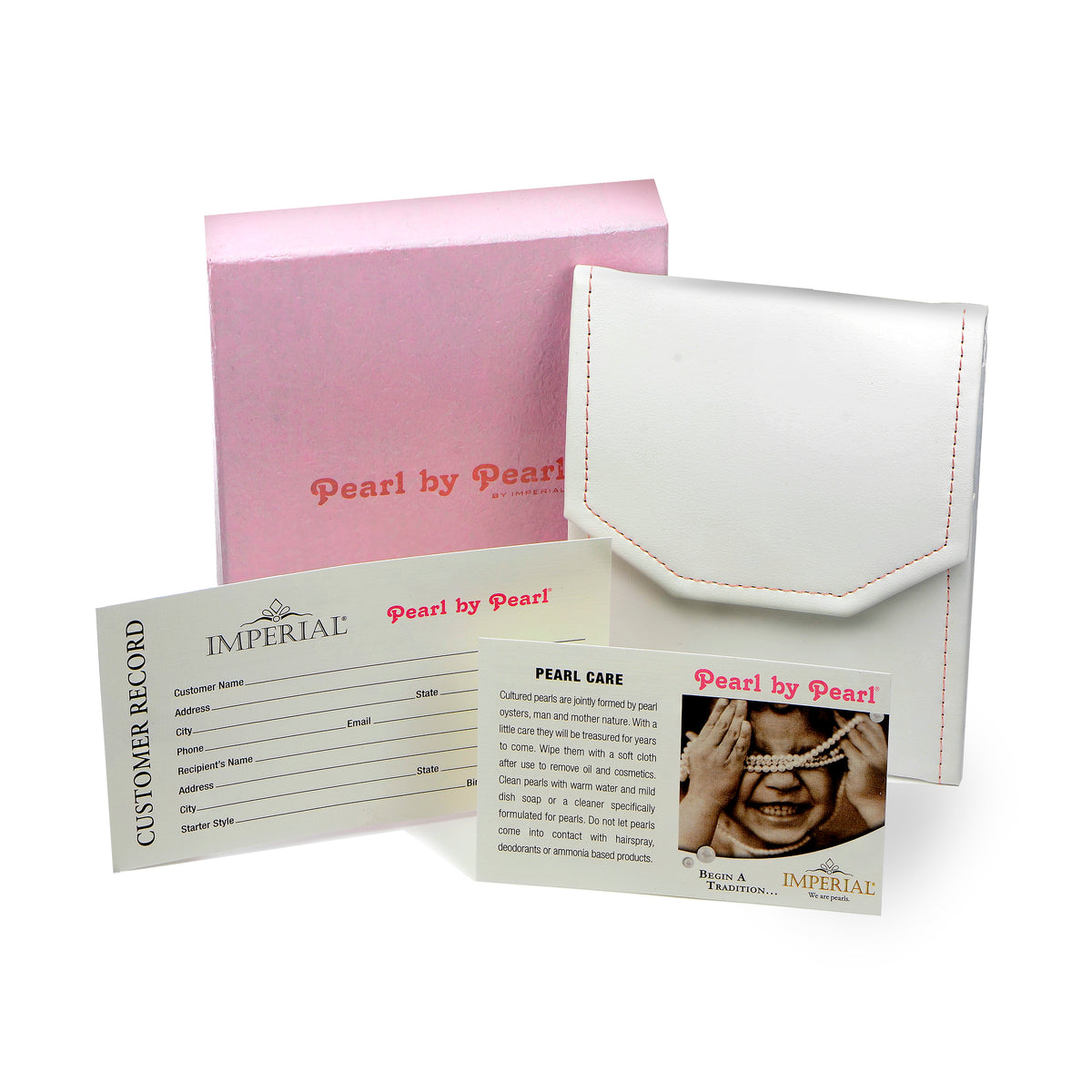 15" 14KT Akoya Pearl by Pearl Starter Necklace - (Choose Quality, Size, & Gold Color)